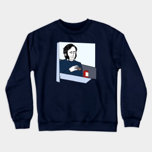 Edward Little is Exhausted Crewneck Sweatshirt